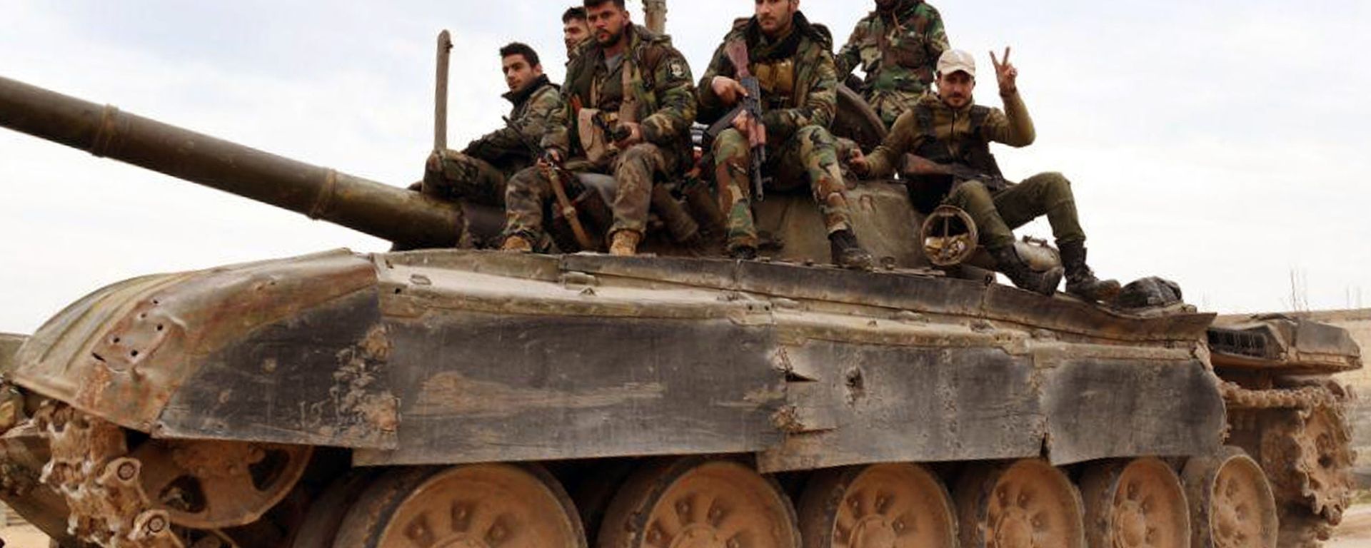 Syrian government forces entering the village of Tel-Toukan, in Idlib province - Sputnik International, 1920, 16.06.2022