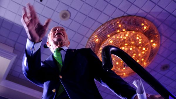 FILE PHOTO: Michael Bloomberg, the billionaire media mogul and former New York City mayor, now Democratic candidate gets on stage for his kick off 'United for Mike' at the Aventura Turnery Jewish Center and Tauber Academy Social in Miami, Florida, U.S., January 26, 2020 - Sputnik International