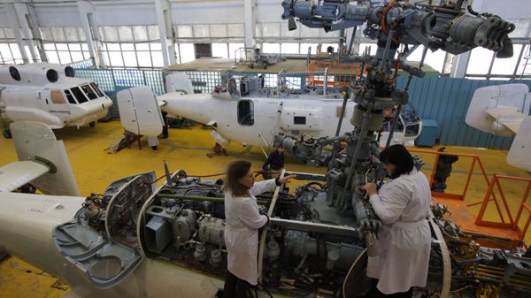Assembly shop of Kumertau aircraft manufacturing plant Assembly shop of Kumertau aircraft manufacturing plant - Sputnik International