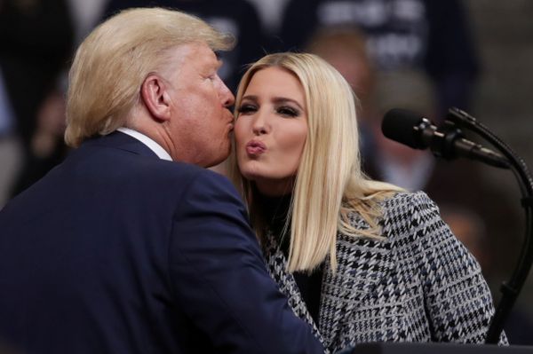 U.S. President Donald Trump is greeted by White House Senior Advisor Ivanka Trump at a campaign rally in Manchester, New Hampshire, U.S., February 10, 2020. U.S. President Donald Trump is greeted by White House Senior Advisor Ivanka Trump at a campaign rally in Manchester, New Hampshire, U.S., February 10, 2020. - Sputnik International