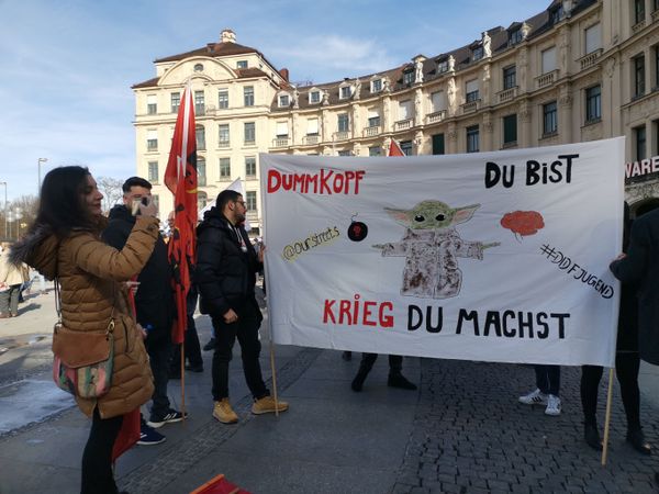 Photo: Peace Activists Rally Against Munich Security Conference 'Warmongers' in Bavarian Capital Photo: Peace Activists Rally Against Munich Security Conference 'Warmongers' in Bavarian Capital - Sputnik International