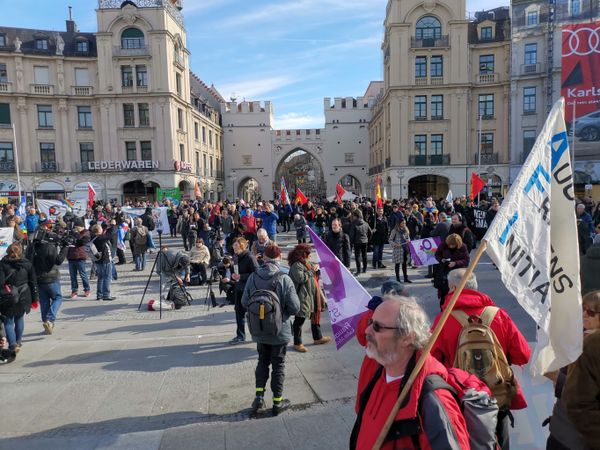 Photo: Peace Activists Rally Against Munich Security Conference 'Warmongers' in Bavarian Capital Photo: Peace Activists Rally Against Munich Security Conference 'Warmongers' in Bavarian Capital - Sputnik International