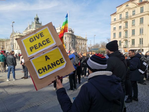 Photo: Peace Activists Rally Against Munich Security Conference 'Warmongers' in Bavarian Capital Photo: Peace Activists Rally Against Munich Security Conference 'Warmongers' in Bavarian Capital - Sputnik International