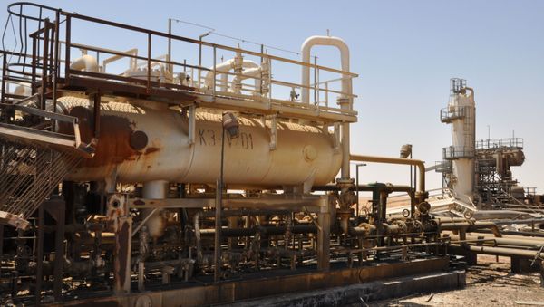 A picture taken on July 9, 2017 shows Syria's Arak gas field - Sputnik International