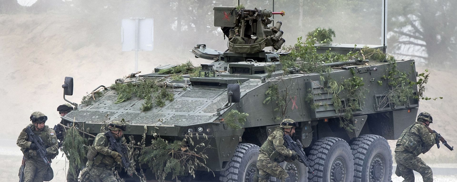 NATO soldiers of Croatia at the Training Range in Pabrade, Lithuania - Sputnik International, 1920, 05.08.2021