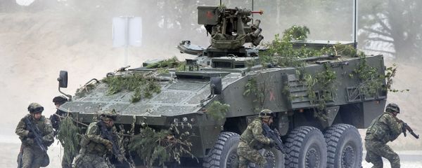 NATO soldiers of Croatia at the Training Range in Pabrade, Lithuania NATO soldiers of Croatia at the Training Range in Pabrade, Lithuania - Sputnik International