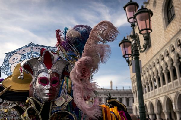 Participants of the 2020 Venice Carnival in the city's St Mark's Square Participants of the 2020 Venice Carnival in the city's St Mark's Square - Sputnik International