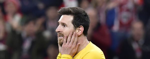Barcelona's Lionel Messi reacts after a missed scoring opportunity during the Spanish Copa del Rey Barcelona's Lionel Messi reacts after a missed scoring opportunity during the Spanish Copa del Rey - Sputnik International