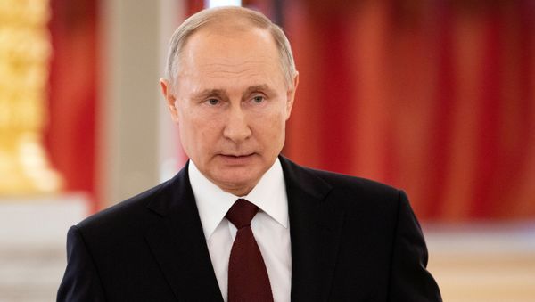 Russian President Vladimir Putin attends a ceremony for newly appointed foreign ambassadors to Russia, at the Kremlin in Moscow, Russia, February 5, 2020 - Sputnik International