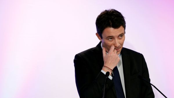 Former French government spokesperson and La Republique en Marche (LREM) candidate for the upcoming Paris 2020 mayoral election Benjamin Griveaux attends a news conference in Paris, France, February 5, 2020 - Sputnik International