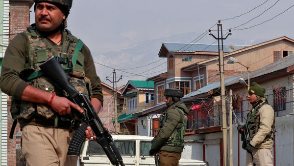 Indian security forces in Srinagar Indian security forces in Srinagar - Sputnik International