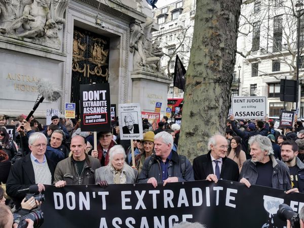 Rally in Support of Assange Ahead of Court Hearings Wraps Up in London - Sputnik International