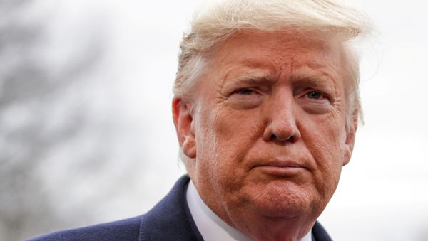 U.S. President Donald Trump speaks to reporters as he departs for travel to North Carolina from Washington U.S. President Donald Trump speaks to reporters as he departs for travel to North Carolina from Washington - Sputnik International