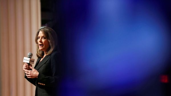 Democratic presidential candidate and author Marianne Williamson speaks at the One Iowa and GLAAD LGBTQ Presidential Forum in Cedar Rapids, Iowa, September 20, 2019 - Sputnik International
