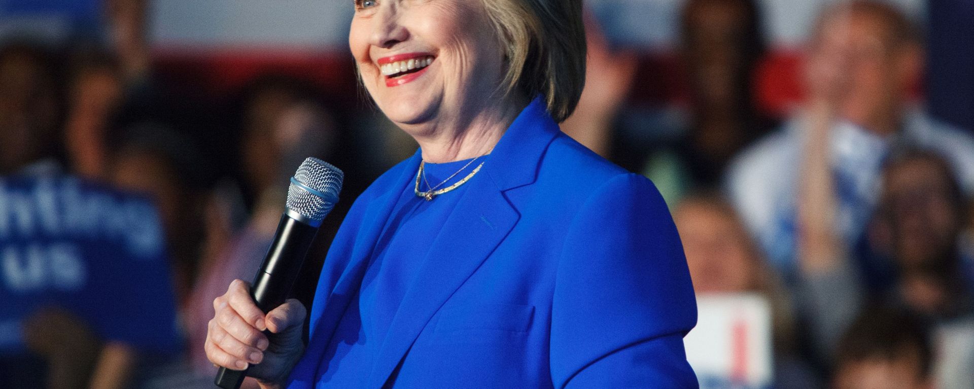 Hillary Clinton, then-Democratic presidential candidate, speaking at a campaign rally in Louisville, Kentucky in May 2016. Hillary Clinton, then-Democratic presidential candidate, speaking at a campaign rally in Louisville, Kentucky in May 2016. - Sputnik International, 1920, 06.11.2021