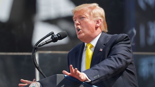 U.S. President Donald Trump speaks at a Namaste Trump event U.S. President Donald Trump speaks at a Namaste Trump event - Sputnik International