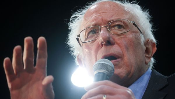 Democratic 2020 U.S. presidential candidate Senator Bernie Sanders rallies with supporters in Myrtle Beach, South Carolina, U.S. Democratic 2020 U.S. presidential candidate Senator Bernie Sanders rallies with supporters in Myrtle Beach, South Carolina, U.S. - Sputnik International