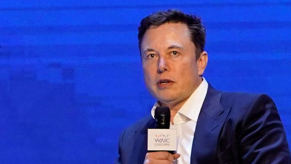 Tesla Inc CEO Elon Musk attends the World Artificial Intelligence Conference (WAIC) in Shanghai, China August 29, 2019.  - Sputnik International