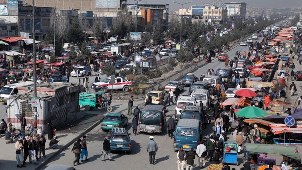 Vehicles drive on a crowded road in Kabul, Afghanistan February 22, 2020 - Sputnik International