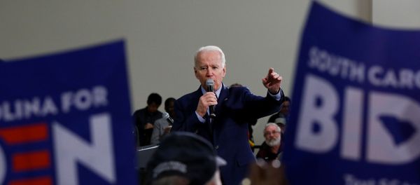 Democratic U.S. presidential candidate and former U.S. Vice President Joe Biden speaks during a campaign event in Sumter, South Carolina, U.S., February 28, 2020 - Sputnik International