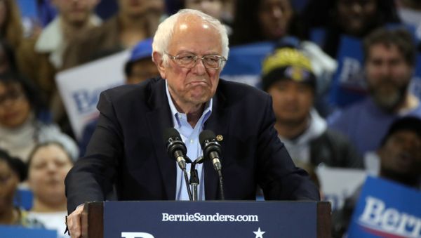 Democratic U.S. presidential candidate Senator Bernie Sanders speaks at his South Carolina primary night rally in Virginia Beach, Virginia, U.S., February 29, 2020.  - Sputnik International