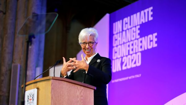European Central Bank (ECB) President Christine Lagarde at Guildhall in London, Britain - Sputnik International