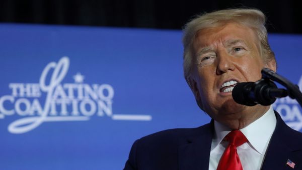 US President Donald Trump at the Latino Coalition's legislative summit in Washington - Sputnik International