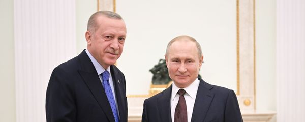 Russian President Vladimir Putin and Turkish President Recep Tayyip Erdogan Russian President Vladimir Putin and Turkish President Recep Tayyip Erdogan - Sputnik International