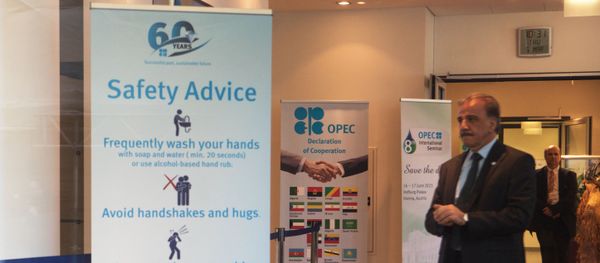 A banner gives safety instructions to advise people how to protect against a coronavirus infetion at the foyer of the OPEC building before the 178th meeting of the Organization of Petroleum Exporting Countries (OPEC) in Vienna, Austria, on March 5, 2020 A banner gives safety instructions to advise people how to protect against a coronavirus infetion at the foyer of the OPEC building before the 178th meeting of the Organization of Petroleum Exporting Countries (OPEC) in Vienna, Austria, on March 5, 2020 - Sputnik International