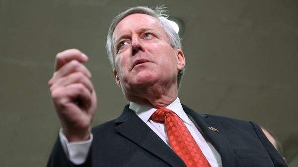 U.S. Representative Mark Meadows (R-NC) addresses reporters during a break in the fourth day of the Senate impeachment trial of U.S. President Donald Trump at the U.S. Capitol in Washington, U.S., January 24, 2020 U.S. Representative Mark Meadows (R-NC) addresses reporters during a break in the fourth day of the Senate impeachment trial of U.S. President Donald Trump at the U.S. Capitol in Washington, U.S., January 24, 2020 - Sputnik International