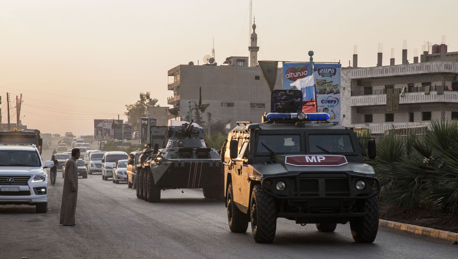 Russian forces in the city of Amuda, north Syria Russian forces in the city of Amuda, north Syria - Sputnik International, 1920, 19.04.2021