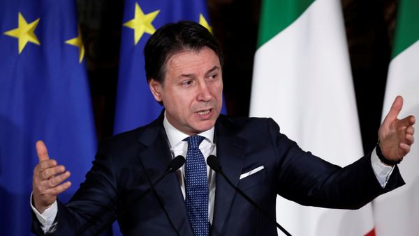 Italian Prime Minister Giuseppe Conte - Sputnik International