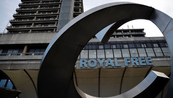 The Royal Free NHS hospital is pictured in London on February 10, 2020, where some of the UK nationals that have been confirmed to have the 2019-nCoV strain of the novel coronavirus have been taken. The Royal Free NHS hospital is pictured in London on February 10, 2020, where some of the UK nationals that have been confirmed to have the 2019-nCoV strain of the novel coronavirus have been taken. - Sputnik International