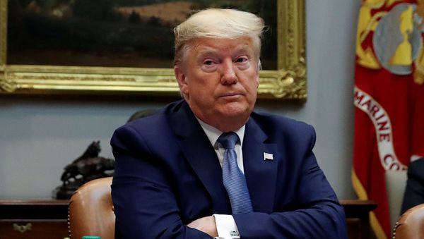 U.S. President Donald Trump participates in a coronavirus briefing with health insurers in the Roosevelt Room of the White House in Washington, U.S., March 10, 2020 - Sputnik International