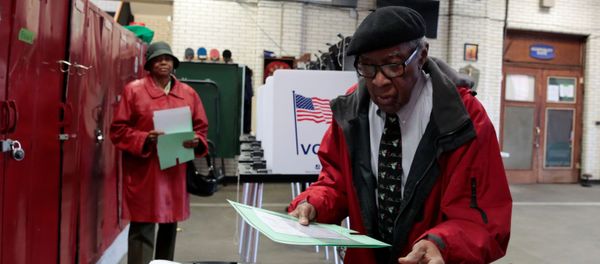 Voters cast their ballots in the Democratic primary election in Detroit, Michigan, U.S., March 10, 2020. Voters cast their ballots in the Democratic primary election in Detroit, Michigan, U.S., March 10, 2020. - Sputnik International