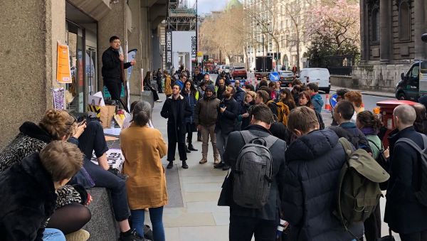 Photograph of Prevent teachout at King’s College London picket line - Sputnik International