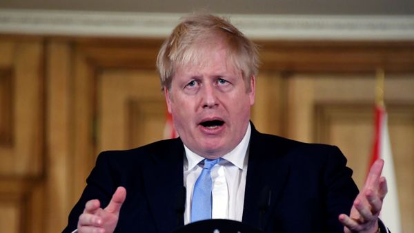 Britain's Prime Minister Boris Johnson speaks during a news conference about coronavirus at Downing Street in London, Britain March 9, 2020. - Sputnik International