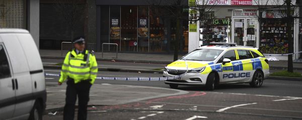 Police attend the scene after an incident in Streatham, London - Sputnik International