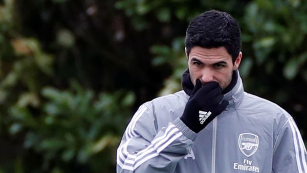 Arsenal manager Mikel Arteta during training - Sputnik International