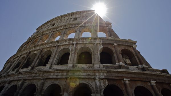 A view of the Colosseum after the first stage of the restoration work was completed in Rome, Friday, July 1st, 2016. The Colosseum has emerged more imposing than ever after its most extensive restoration, a multi-million-euro cleaning to remove a dreary, undignified patina of soot and grime from the ancient arena, assailed by pollution in traffic-clogged Rome. (AP Photo/Andrew Medichini) A view of the Colosseum after the first stage of the restoration work was completed in Rome, Friday, July 1st, 2016. The Colosseum has emerged more imposing than ever after its most extensive restoration, a multi-million-euro cleaning to remove a dreary, undignified patina of soot and grime from the ancient arena, assailed by pollution in traffic-clogged Rome. (AP Photo/Andrew Medichini) - Sputnik International