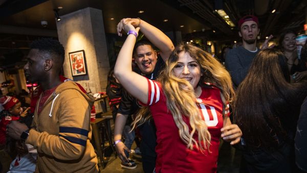Super Bowl LIV watch party at SPIN San Francisco on February 2, 2020 in San Francisco, California - Sputnik International