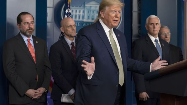 President Donald Trump speaks during a press briefing with the coronavirus task force, at the White House, Tuesday, March 17, 2020, in Washington. - Sputnik International
