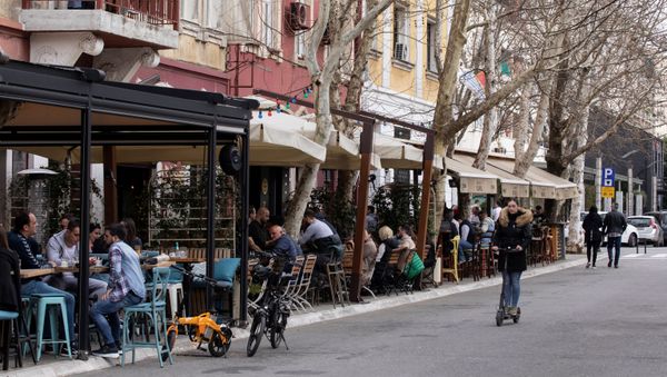 People enjoy warm weather despite health ministry ban on public gatherings due to coronavirus (COVID-19) spread in Podgorica, Montenegro March 14, 2020 People enjoy warm weather despite health ministry ban on public gatherings due to coronavirus (COVID-19) spread in Podgorica, Montenegro March 14, 2020 - Sputnik International