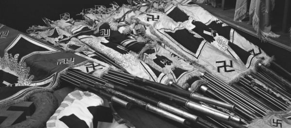 Banners of defeated Nazi army captured in battles by units of the Soviet Army. Banners of defeated Nazi army captured in battles by units of the Soviet Army. - Sputnik International