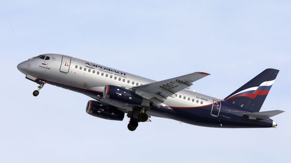 Sukhoi SSJ-100 aircraft of Aeroflot Airlines - Sputnik International
