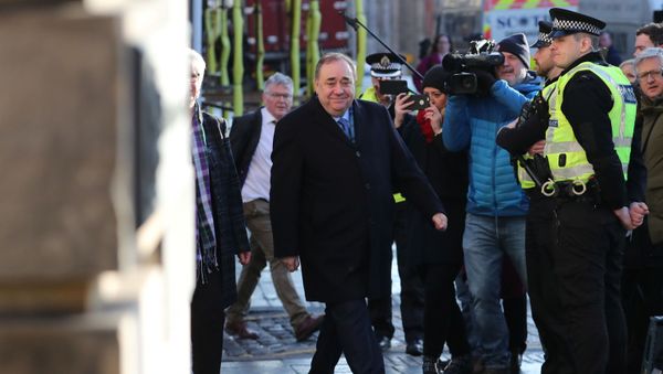 Former First Minister of Scotland Alex Salmond arrives at the High Court in Edinburgh, Scotland Britain March 9, 2020.  - Sputnik International