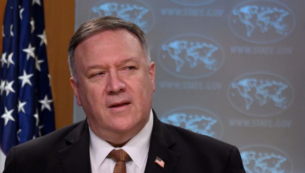U.S. Secretary of State Mike Pompeo speaks during a news conference at the State Department in Washington, DC, U.S., March 25, 2020.  - Sputnik International
