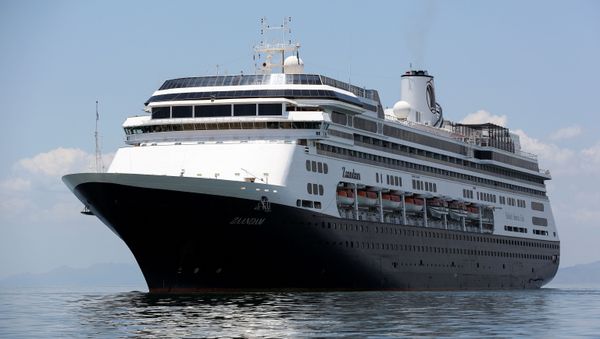 The cruise ship MS Zaandam is pictured after four passengers have died on board, as the coronavirus disease (COVID-19) outbreak continues, in Panama City, Panama March 27, 2020. - Sputnik International