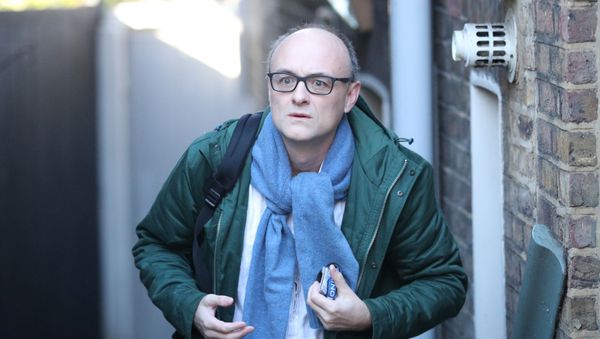 Dominic Cummings, special advisor for Britain's Prime Minister Boris Johnson, leaves his home, as the spread of the coronavirus disease (COVID-19) continues, in London, Britain, March 23, 2020 - Sputnik International