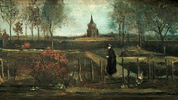 Vincent van Gogh – Parish garden in Nuenen, Spring - Sputnik International